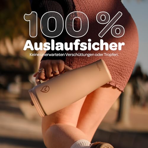 Hydracy Soulmate Thermobecher mit Henkel und Strohhalm Isoliert 1,18L – Ansicht 4