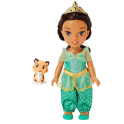 Disney Princess Petite Jasmine Doll with Rajah Figure 6 Inches