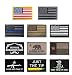 Antrix 13 Pieces Great Value Tactical US Flag Patch America Punisher Morale Patch Full Embroidery Military Patch Set for Caps,Bags,Backpacks,Clothes,Tactical Vest,Military Uniforms Etc.