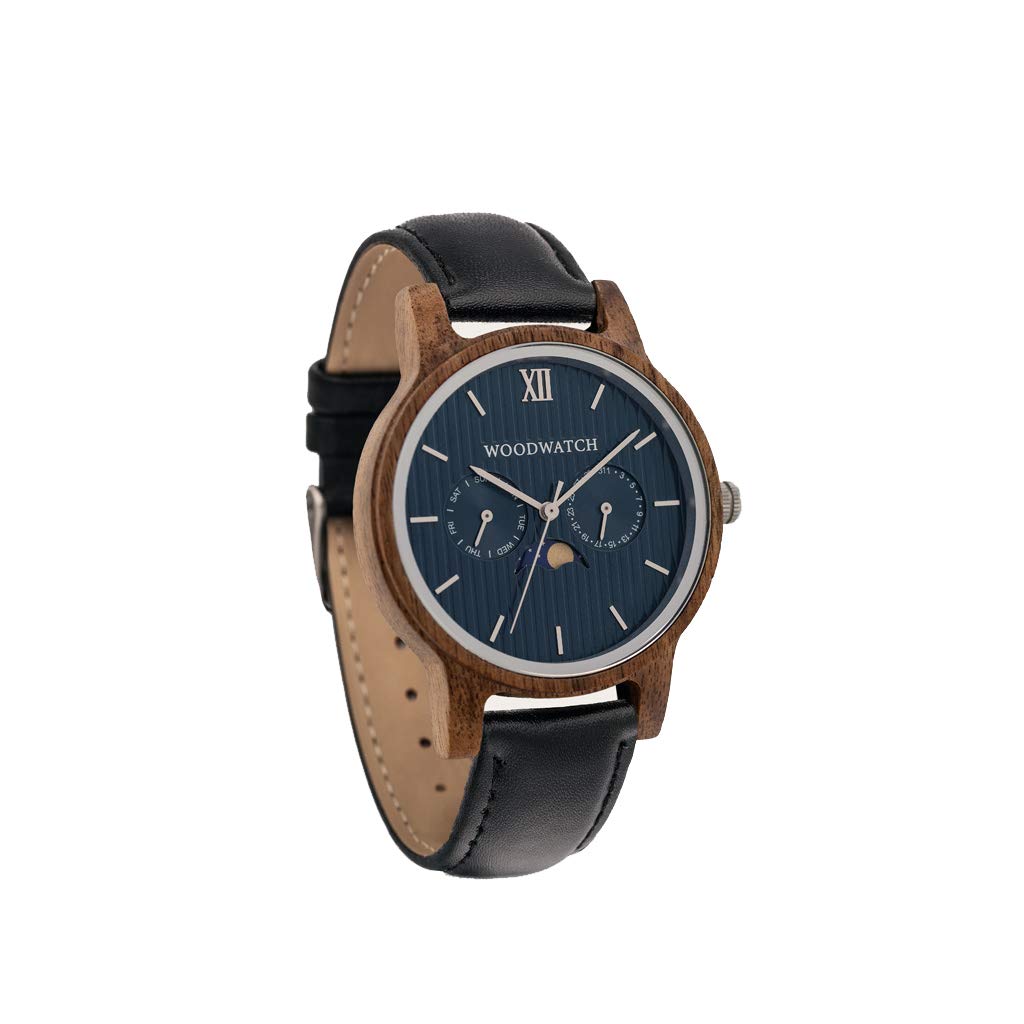 WoodWatch Typhoon Jet | Reloj de Madera Hombre de Pulsera Premium for Man | Producto Eco Friendly, plantamos 1 árbol por Cada Reloj