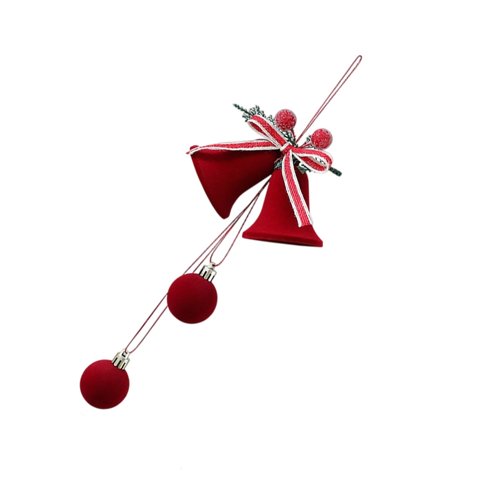 Christmas Tree Decorations Nordic Bells Christmas Ornament Hanging Pendant for Festival Tree Home and Party Ball Hanging Ornament