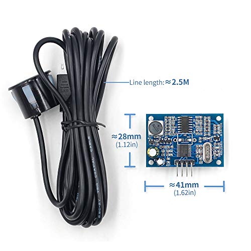 Gecheer Módulo supersônico à prova d'água JSN-SR04T Módulos de sensor de transdutor de medição de d