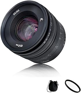 AstrHori 50mm F2.0 Full Frame Large Aperture Manual Focus Prime Lens with Blur Effect&Filter Slot Compatible with Sigma/Leica/Panasonic L Mount Camera L TL CL TL2