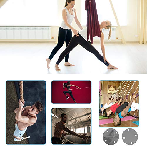 2-Packs-4-Holes-Yoga-Ceiling-Anchor-Hooks-Wall-Ceiling-Mount-Bracket-for-Suspension-Straps-Indoor-or-Outdoor-Suspension-Trainer-Body-Weight-Strength-Training-Systems