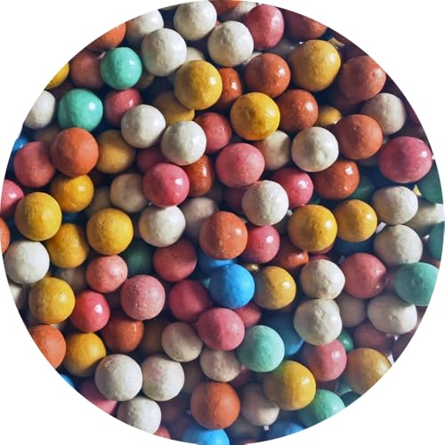 Image of Colorful Leca Clay Pebbles 2LBS for Plants 8-10mm Natural Organic Leca Balls Indoor Potting Garden Soil for Orchid, Succulents, Hydroponics, Decoration, Drainage (Colorful-1, 2 lbs)