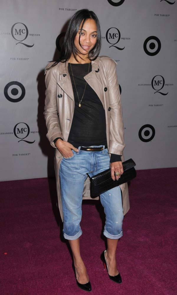 Zoe Saldana At Arrivals For Mcq Alexander Mcqueen For Target