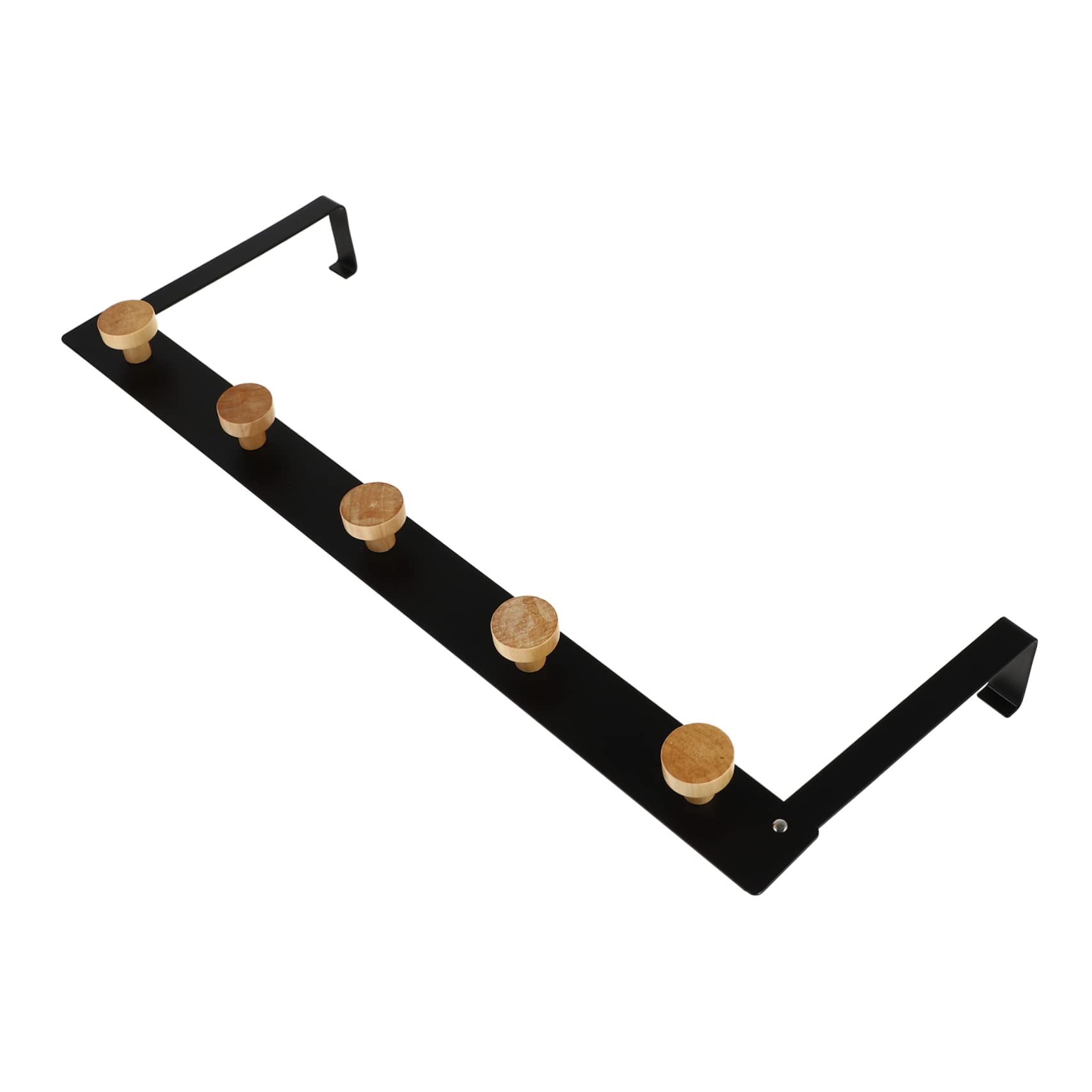 Homoyoyo Art No Drill Over Door Hook Rack with Hooks Decorative Clothing and Hat Hanging Hook for Entryway Bedroom Bathroom and Closet Organization