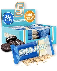 Sven Jack Energy Cake Haferriegel Cookies Cream 24x