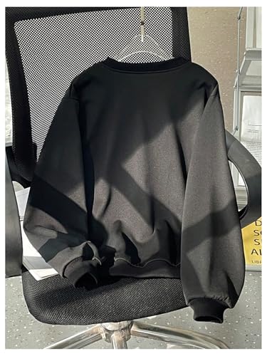 Girl's Bow Graphic Print Preppy Cute Sweatshirts Round Neck Long Sleeve Drop Shoulder Pullovers2