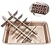 DECARETA Teglia per Brownies Stampo per Torte Quadrate 18 Griglia Tostapane Teglia Antiaderente Stampo per Pane Quadrato per Pasticceria per Cottura di Brownies 31 * 20 * 3.9cm