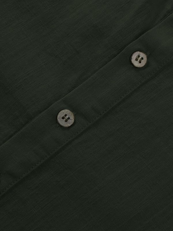 Image of BE ACTIVE Men Short Kurta Green Color (S-RF0029)