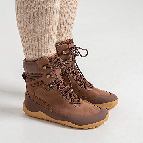 Tracker Hi Fg, Womens Leather Hiking Boot with Barefoot Firm Ground