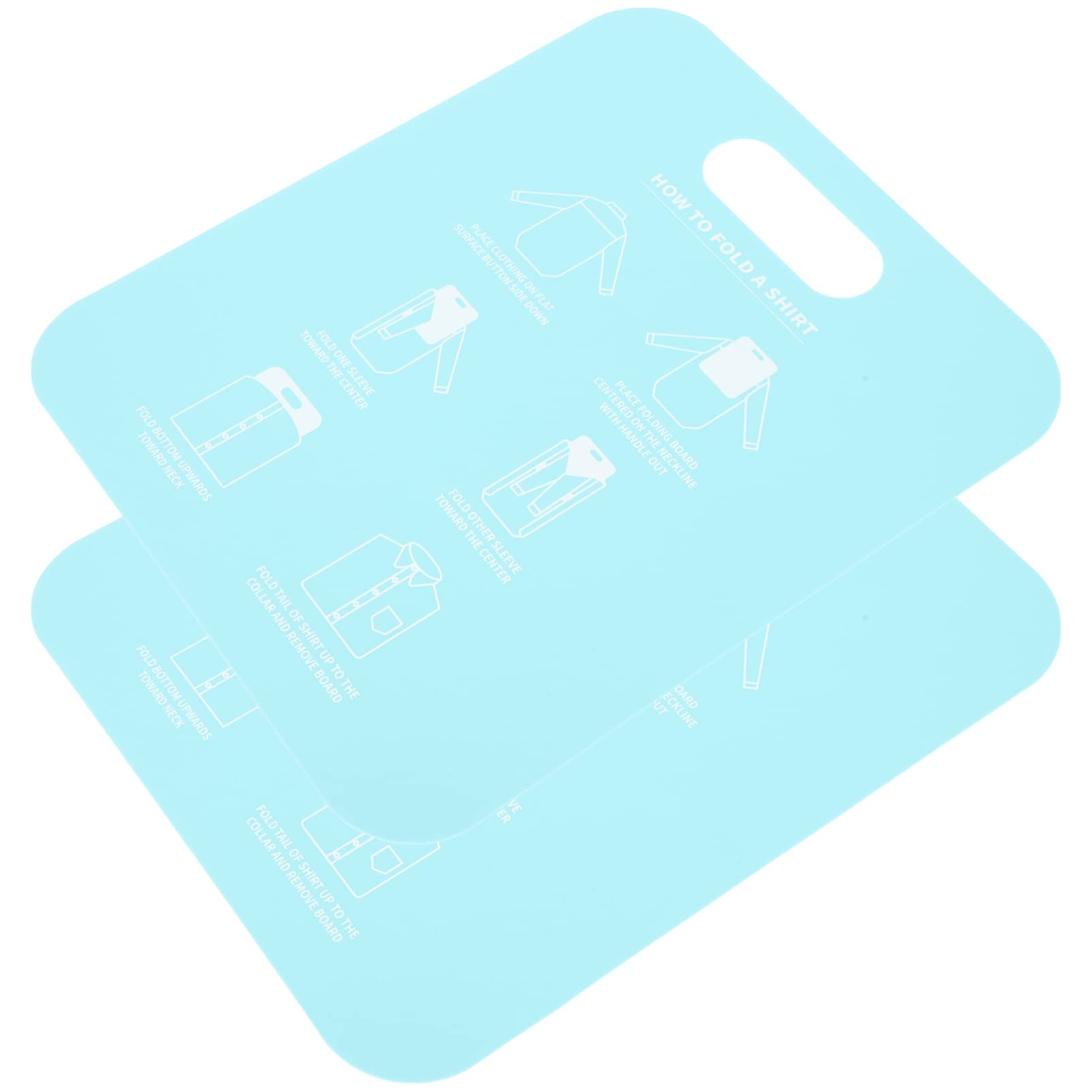 Zerodeko Shirt Garment Stacking Board Pp Clothes Folder Folding Boards for Clothing Organizing Tool