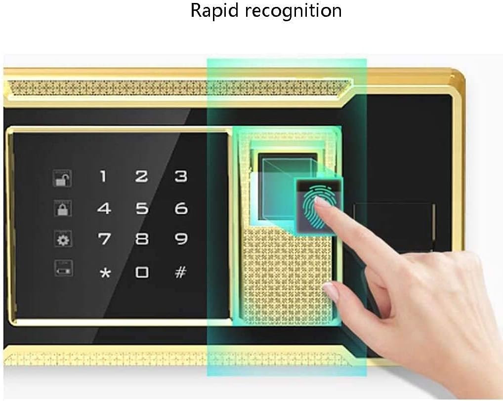 Deluxe and Lock Box,Money Box,Digital Keypad Box,Steel Alloy Drop Safe,Keypad Lock,Perfect for Home Hotel Business Anti-Theft Office Filing Cabinet Deposit Box Safe