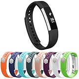 Vancle Fitbit Alta Bands, Newest Adjustable Replacement Bands for Fitbit Alta/ Fitbit Alta band/ Fitbit Alta Bands (with Metal Clasp,No Tracker) (black, small)