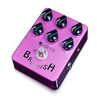 JOYO British Sound guitar effect pedal get tones inspired by the Mashall amplifier and whether it's the Bluesbreaker overdrive to Plexi Roar, it easily reach for them. The British Sound delivers that 60s and 70s warmth and harmonic overdrive you hear...