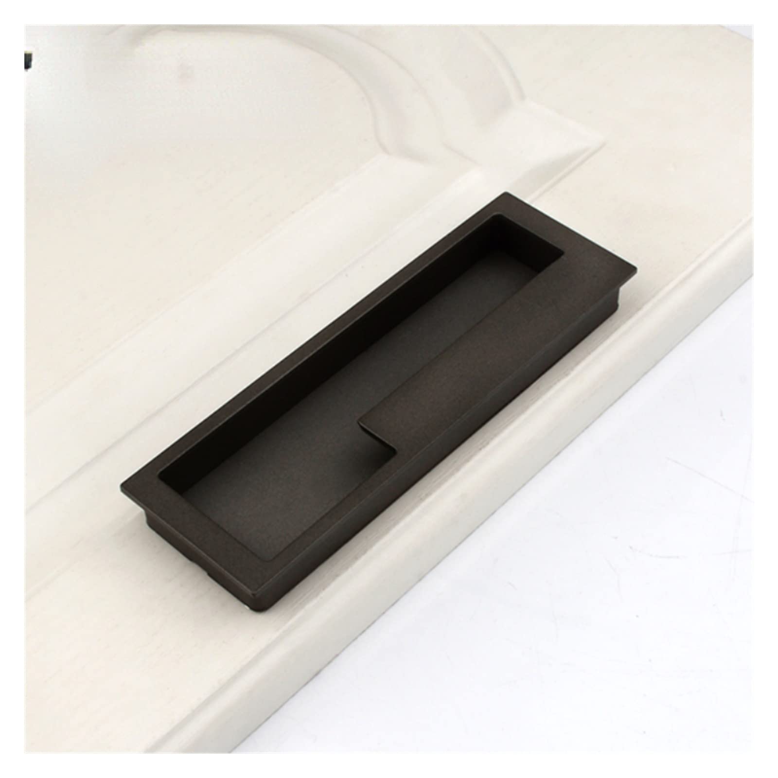Sdhbcaxu Gray Concealed Handles, Door Handle Zinc Alloy Interior Pulls Kitchen Drawer