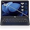 Computadora portátil Itel de 14 pulgadas, Celeron N3350 (doble núcleo), 4 GB de RAM, SSD de 256 GB, diseño ultra delgado, HDMI y USB 3.2, WiFi 2.4G/5G, cámara web, para el hogar