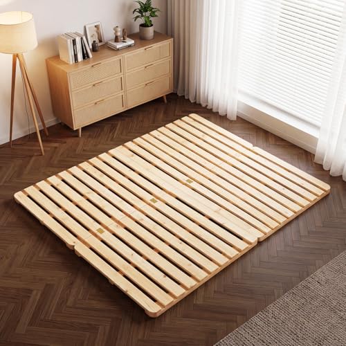 Meulbaty Queen Foldable Tatami Bed Frame