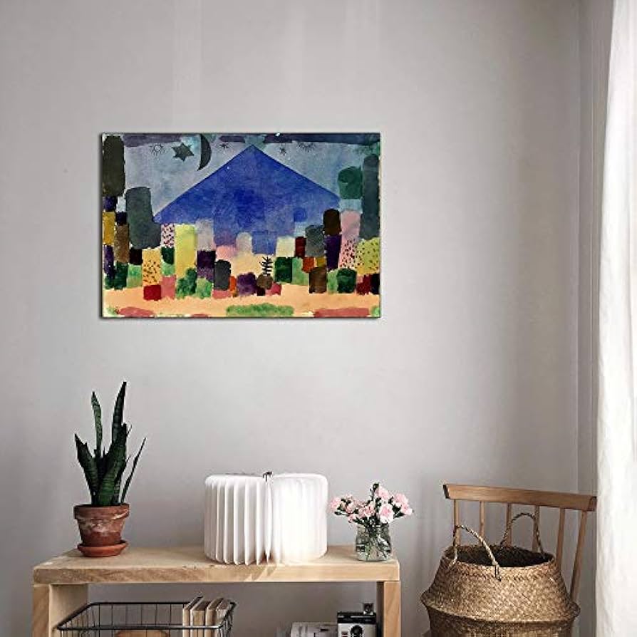 Amazon.co.jp: アートパネル ニーゼン山、エジプトの夜パウル