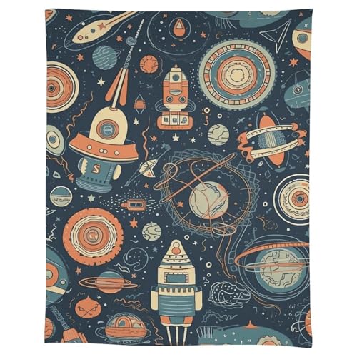 Nappe de table rectangulaire sur le thème de l'espace pour passionnés de cosmos - 7