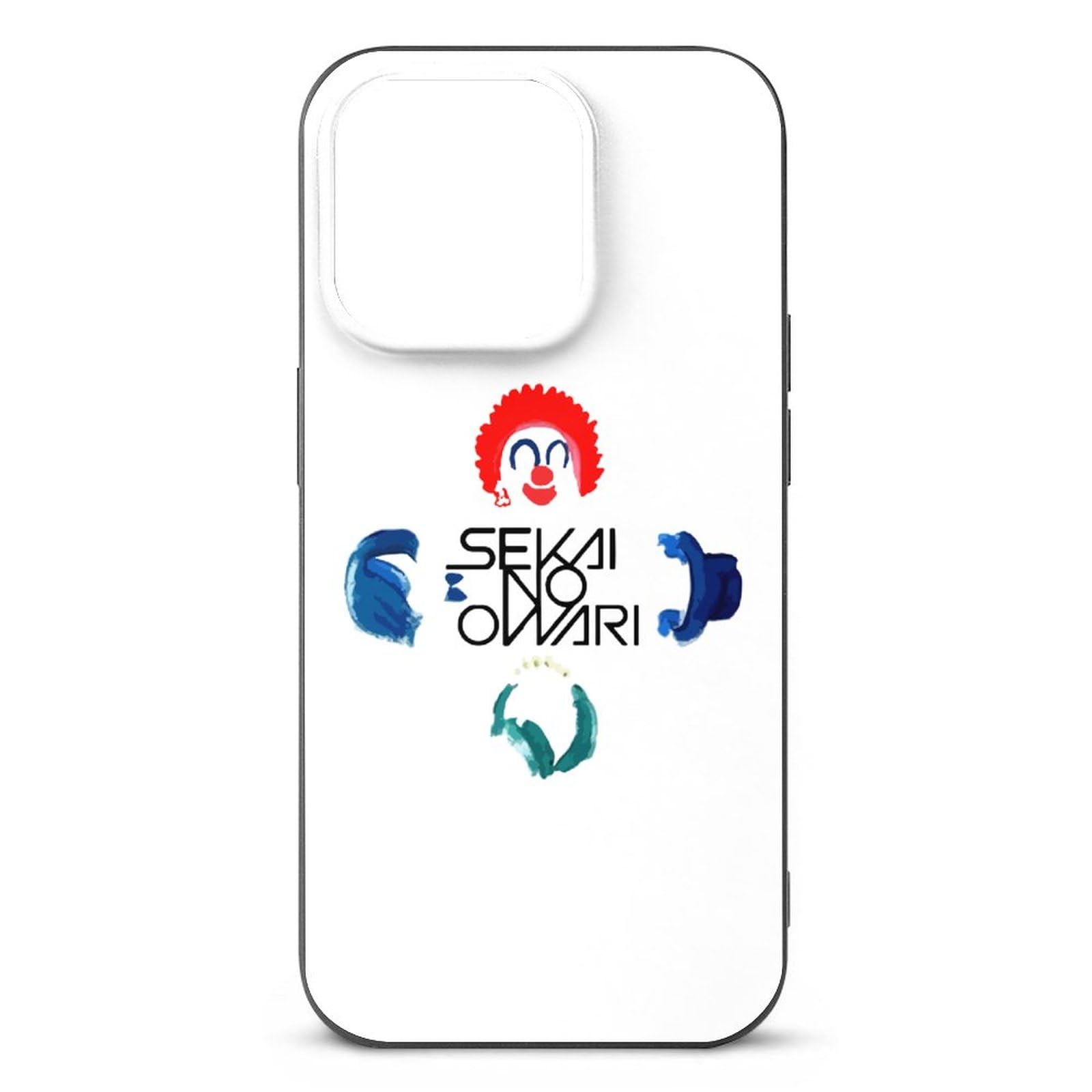 Custodia per iPhone 15 Pro, SEKAI NO OWARI, Fine del mondo, iPhone 15/15Plus/15Pro/15ProMax, custodia per iPhone 15 Pro, custodia per smartphone, anti-impronte, compatibile, antiurto, leggera