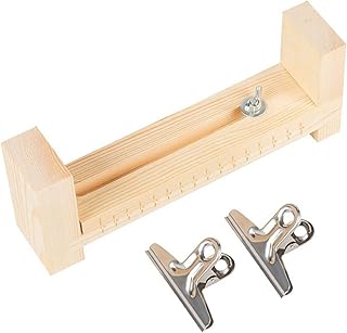 Paracord Jig Bracelet Maker Wood Jig Bracelet Maker U Shape Clear Scale Bracelet with 2 Clamp DIY Hand Knitting Bracelet Jig Bracelet Braiding Tool (Style 1)