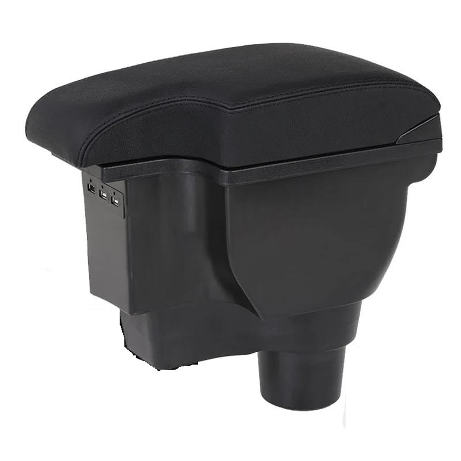NOHEEU Center Console Armrest Storage Box Car Interior Parts Modification Accessories For Rio 4 X X-Line 2018-2022(B2 black line Corium)
