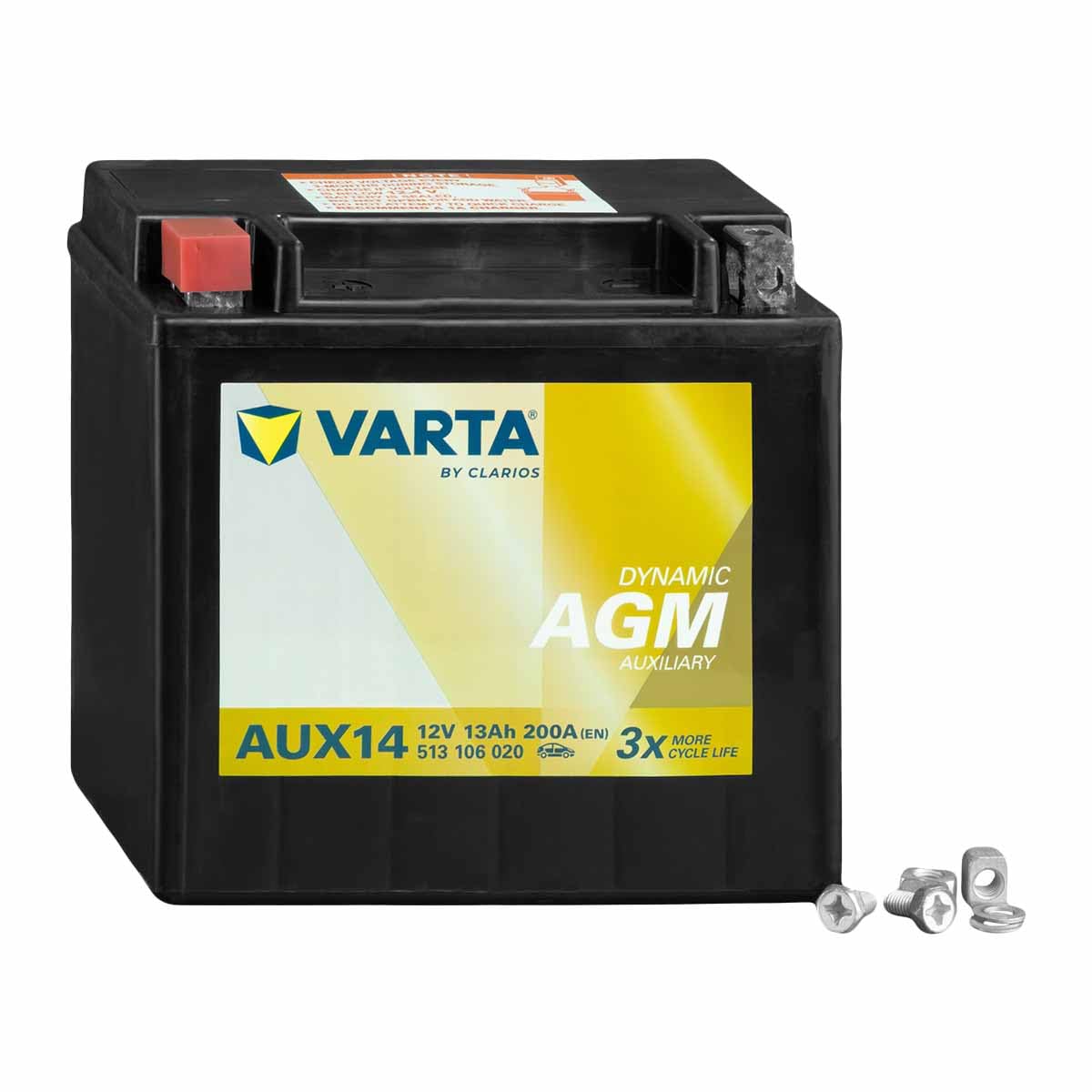 VARTA サブバッテリー 513106020G412 AGM AUX14 VARTA 補機 バッテリー 513106020G412 AGM AUX14 バルタ 513 106