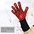 Comsmart BBQ Gloves, 1472 Degree F Heat Resistant Grilling Gloves Silicone Non-Slip Oven Gloves Long Kitchen Gloves for Barbecue, Cooking, Baking, Cutting