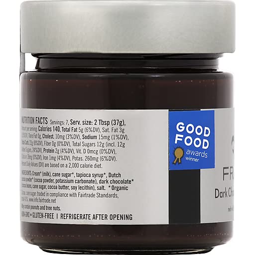 Miniatura 3 de Fran's - Juego de tarro de salsa de chocolate negro de 9.6 onzas con cuchara de degustación, juego de regalo de postre gourmet por Gifts from the