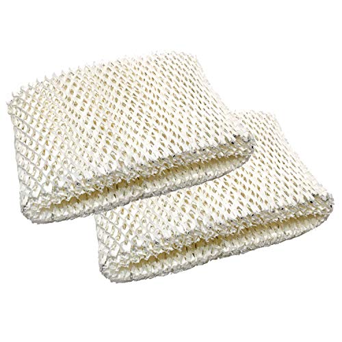 HQRP 2-Pack Wick Filter Compatible with Duracraft D88 DH888 DH890 DH890C DCM200 HCM890 DCM891B DCM891S Humidifier, AC-888 HC-888 Replacement