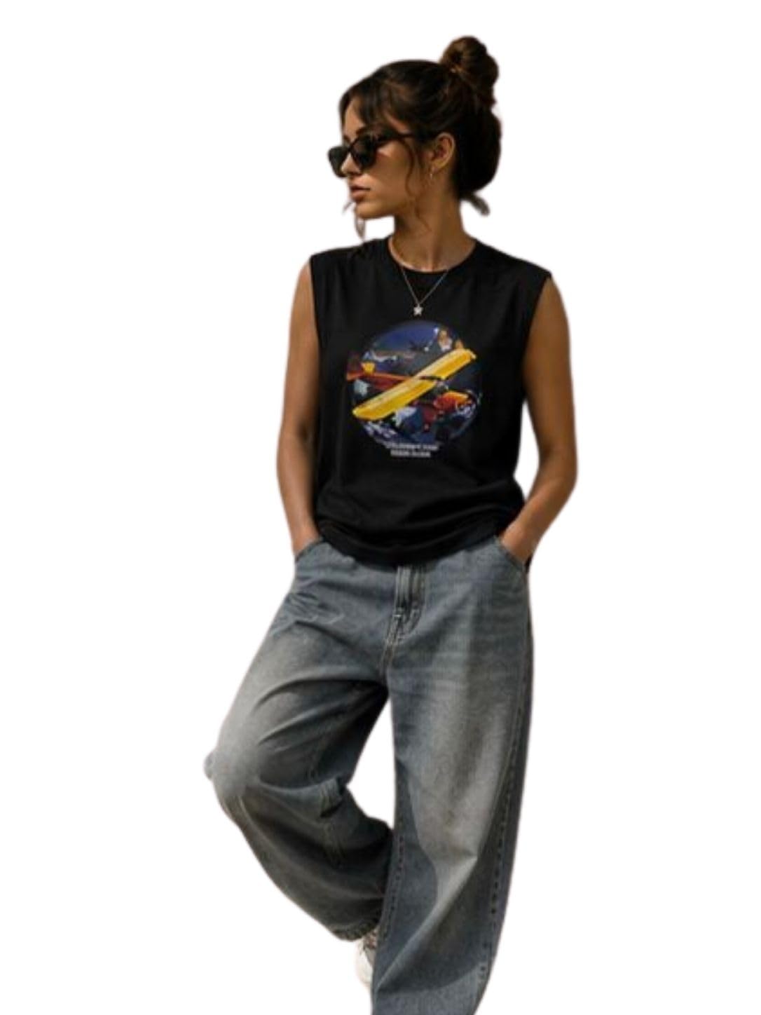 Tank Top for Women, Casual Sleeveless Style, Lightweight Everyday Wear-picture-43