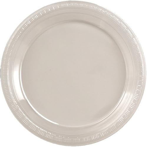 Miniatura 5 de Creative Converting Touch of Color - Platos de plástico para banquetes, 20 unidades, color azul marino