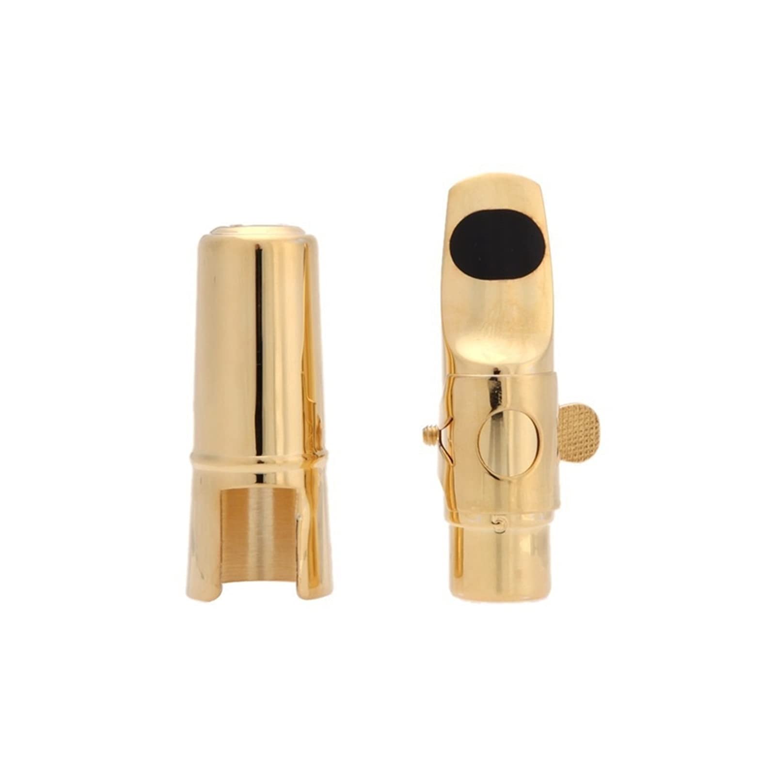 BOLZAN WZUNHUANG Jazz-Sopran-Saxophon 5c-Metall-Mundstück + Pads Kissen + Kappeschnalle mit Goldplattierung