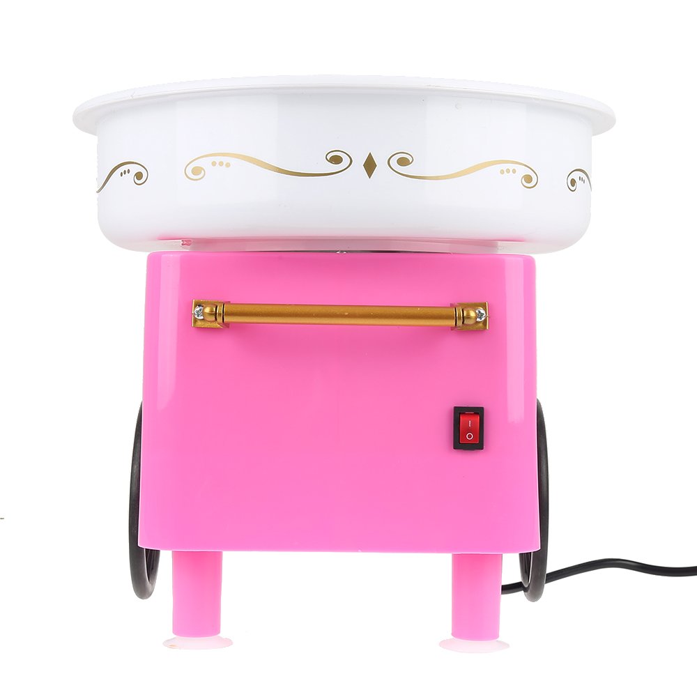 Mini Macchina per Zucchero Filato 220V/ 500W per Casa, Rosa