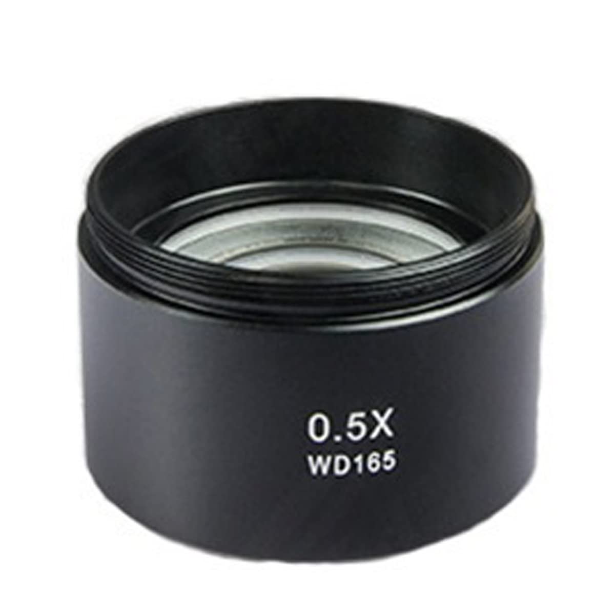 Microscopes Equipment 0.5X 1X 0.7X 1.5X 2.0X Barlow Auxiliary Objective Lens for Stereo Microscope Trinocular/Binocular Microscope Auxiliary Lens(0.5X)