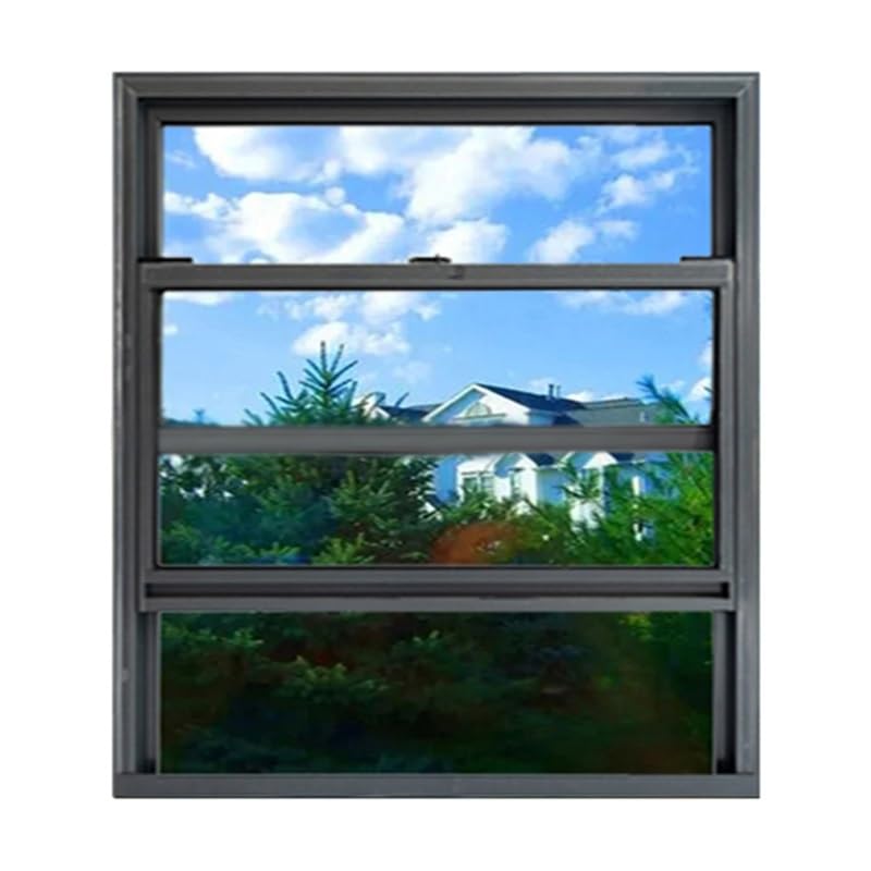Scorrevole Servizio Finestra, Montaggio A Incasso Fascia in Alluminio Finestre con Maniglie, Sostituzione Schermo Finestre per attività Commerciale Cucina caffè(23.6x31.5in/60x80cm)
