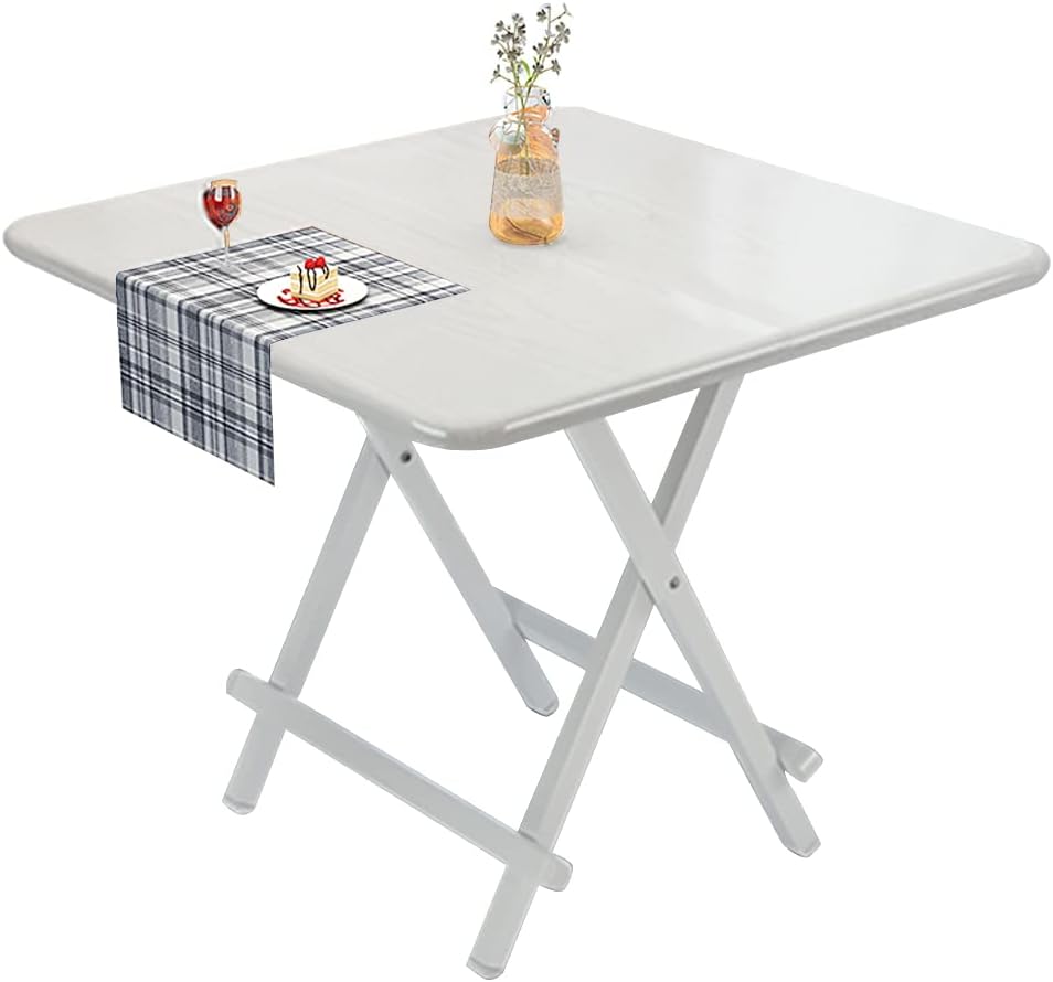 Rukulin Portable Foldable Dining Table Kitchen Table Space Saving Drop