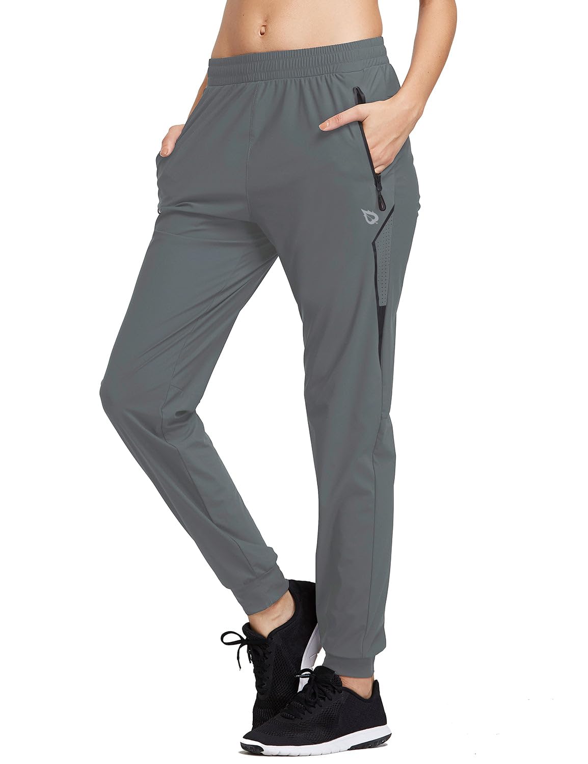 baleaf Pantalones de chándal para Mujer Ligeros Deportivos Largos Transpirables con Cremallera