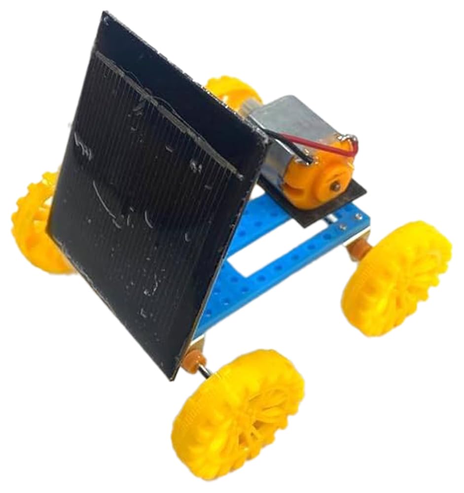 Biella Electric Battery and Solar Car Model Project Startup Kit: Embark on a DIY Science Experiment for Circuit Learning!"