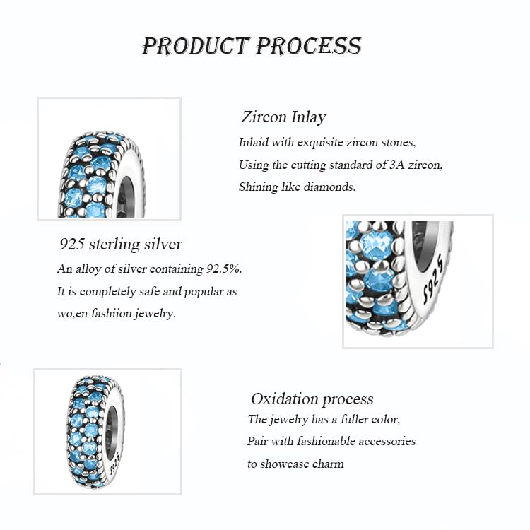 Image of ARTCHARM Clasp Love Safety Chain Charm - Authentic 925 Sterling Silver Heart Beads - Fit European Style Bracelet