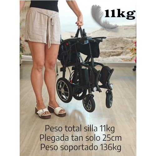 Silla de Ruedas Eléctrica Nova Plegable de fibra de carbono