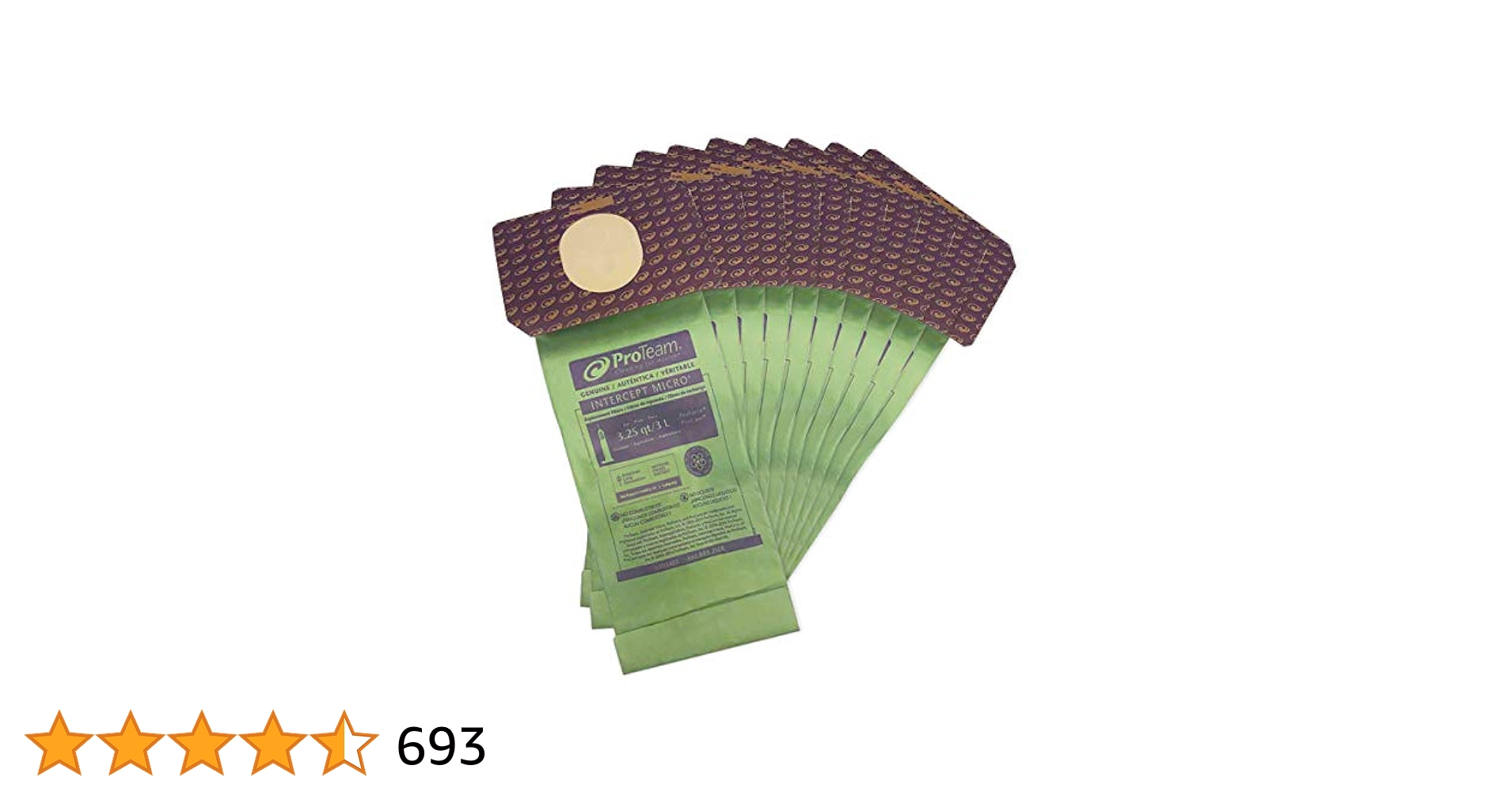 ◆naosandesu◆ Amazon.com: ProTeam 103483 Intercept Micro Filter Bags with