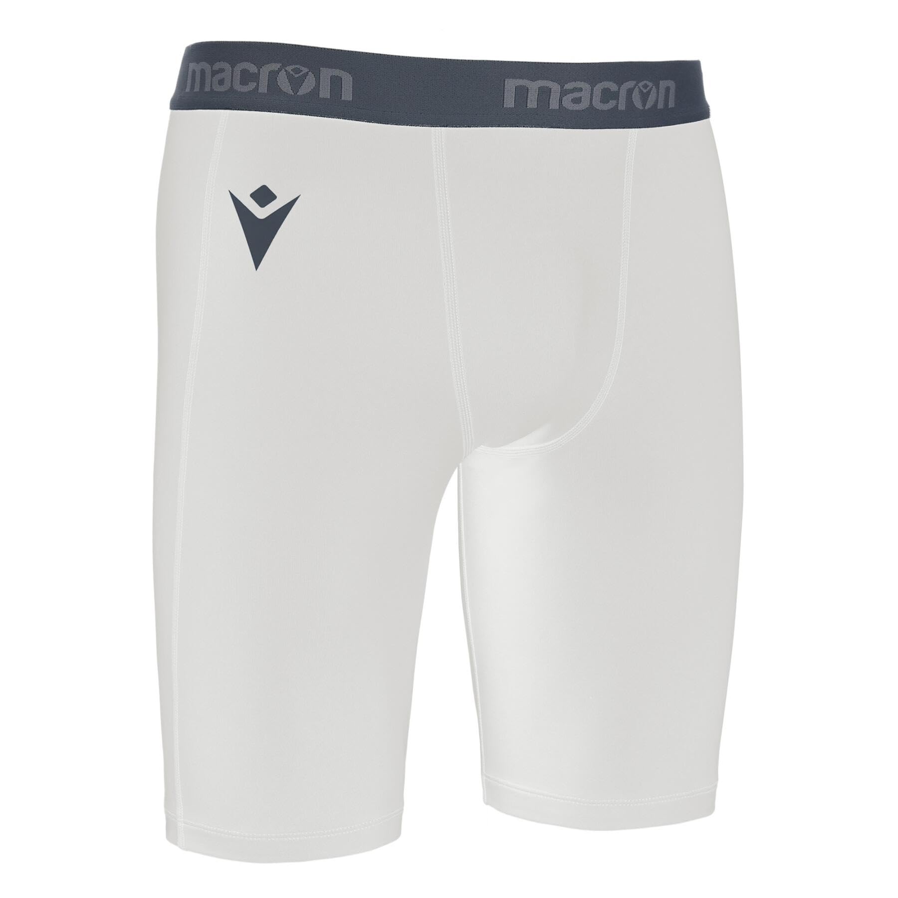 Macron Bermuda Scaldamuscoli Oak Calcio Sport (Bianco)