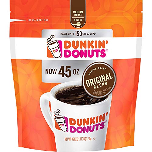 Dunkin' Donuts Original Blend Ground Coffee, Medium Roast (90 oz.)
