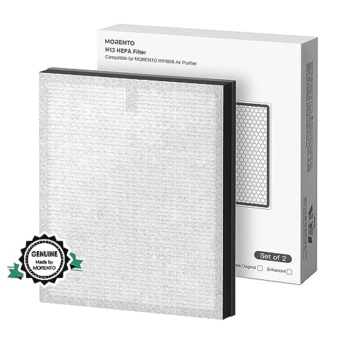 MORENTO HY4866 Original Luftreiniger Ersatzfilter, Echter HEPA Filter wird verwendet, um Staub...