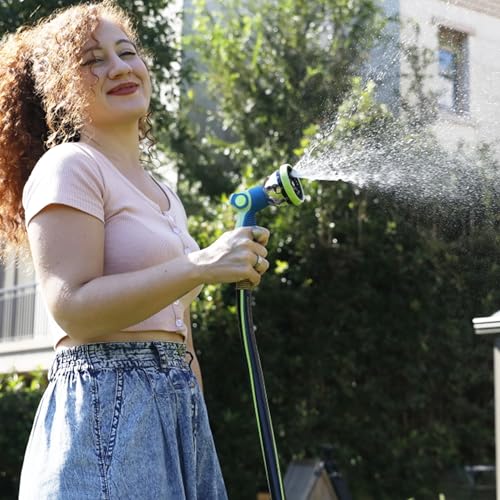 Image of 3 /4' inch 50ft. No-Kink Tested Home & Contractor Approved Garden Hose - 12 Year Warranty - Extremely High Water Pressure with Solid Brass Fittings - Landscape Approved - Extremely Durable Hose