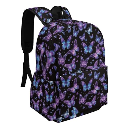 Butterfly Backpack 17 Inch Oxford Cloth Casual Fashion Daily Commuter Backpack2