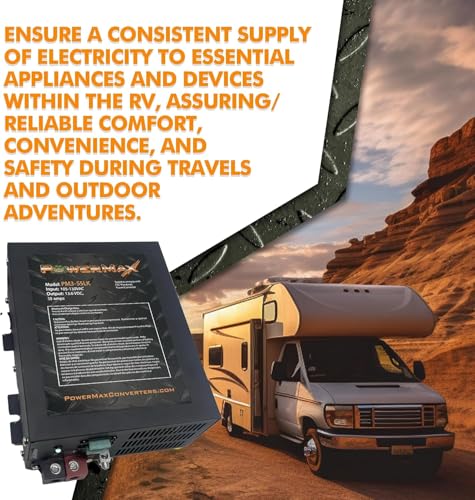 Image of PowerMax PM3-55LK 55A Deck Mount RV Converter Charger Lithium